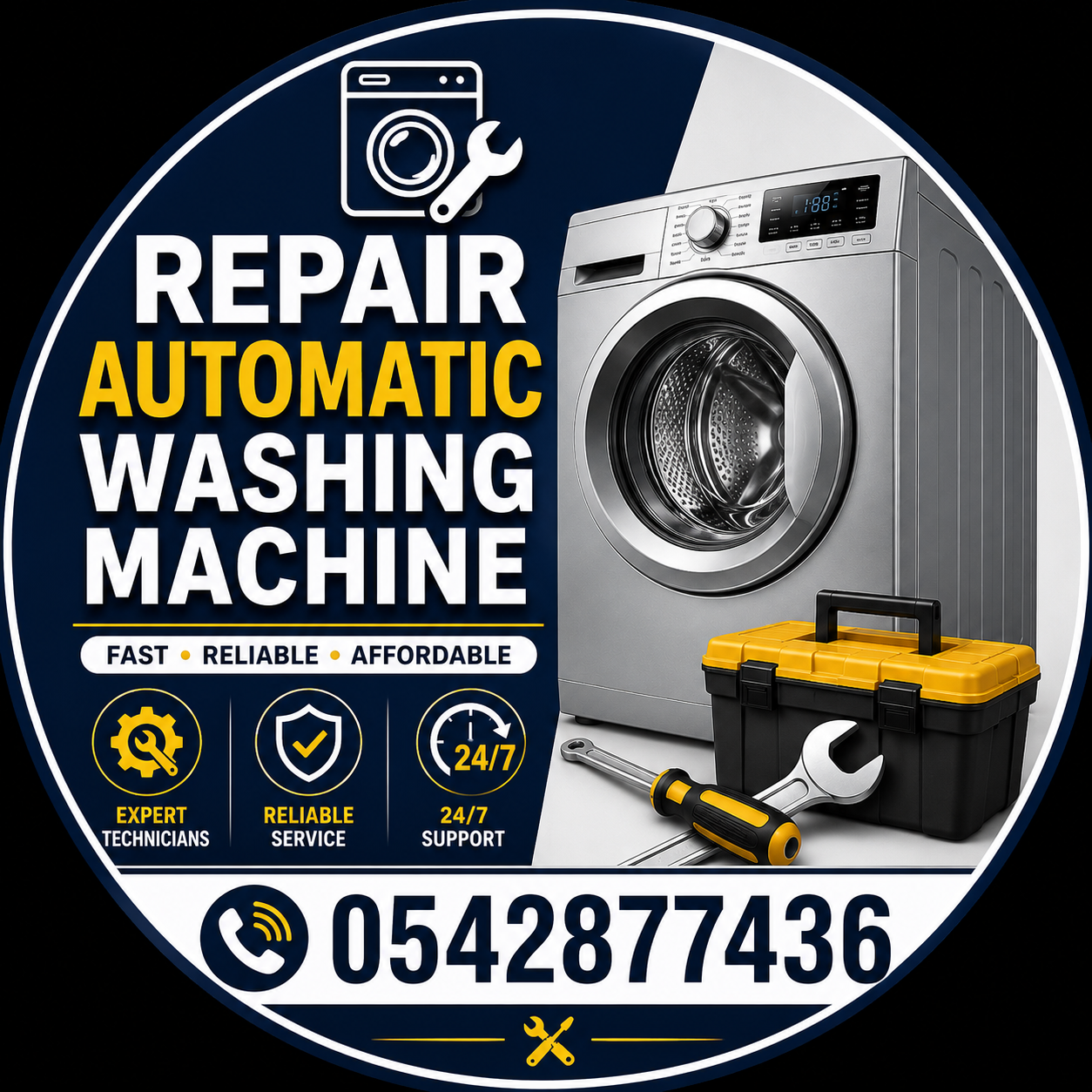Maintenance automatic washing machine
